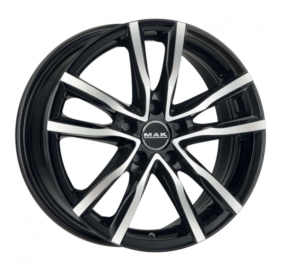 MILANO 7 18 55 5x100 MAK 56,10 BLACK MIRROR